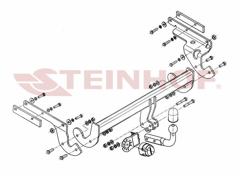 Hak holowniczy Steinhof T-227