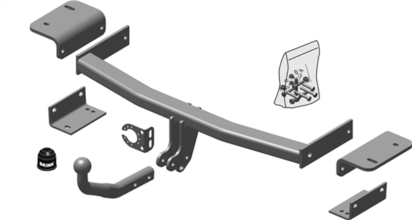 Hak holowniczy Brink Hyundai ix35 2010-2015