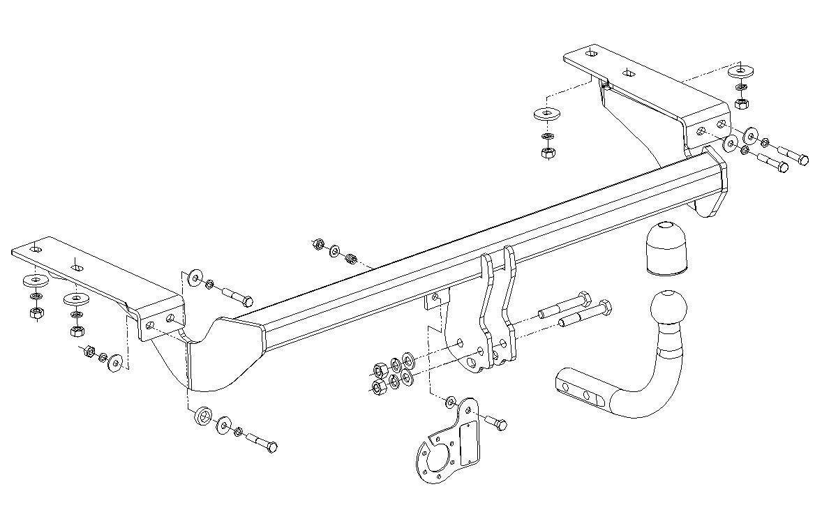 Hak holowniczy Autohak P26