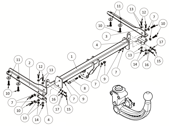 Hak holowniczy wypinany WestfaliaHonda HR-V 2015-2021