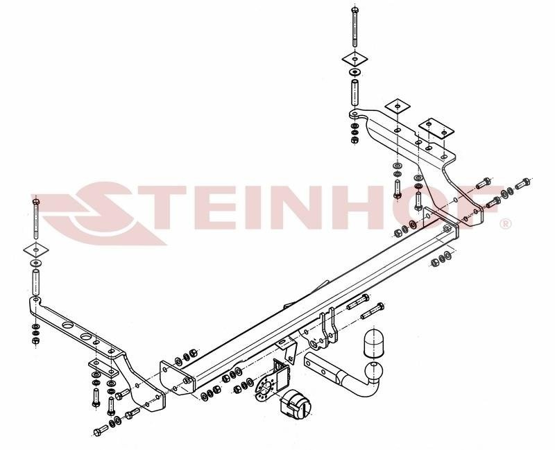 Hak holowniczy Steinhof Subaru Forester SF/SG 1997-2008