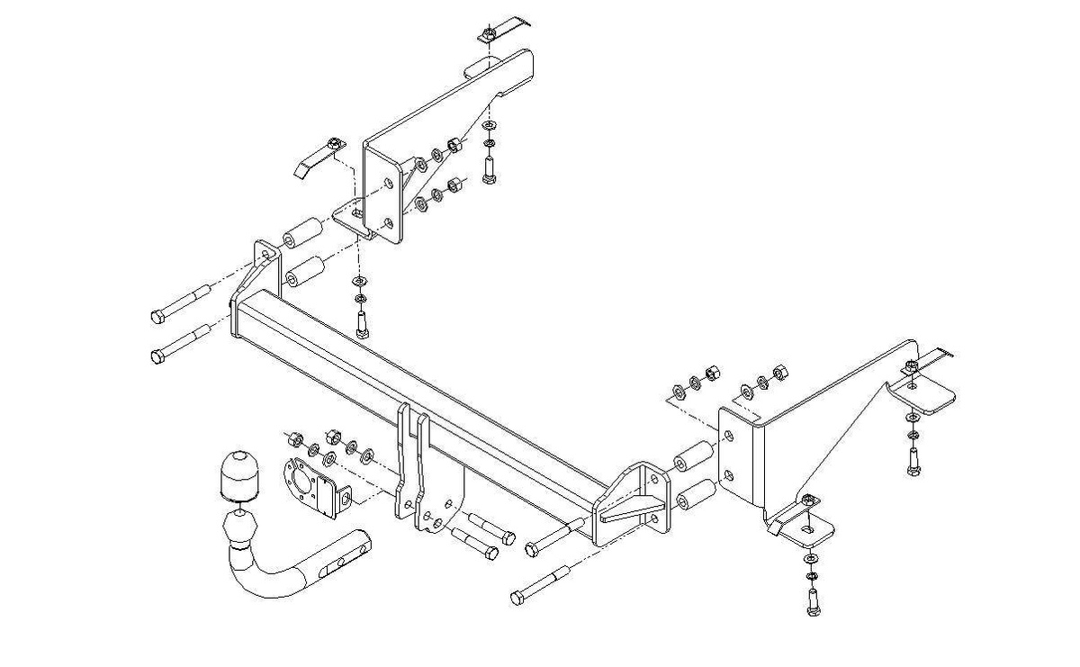 Hak holowniczy Autohak E39
