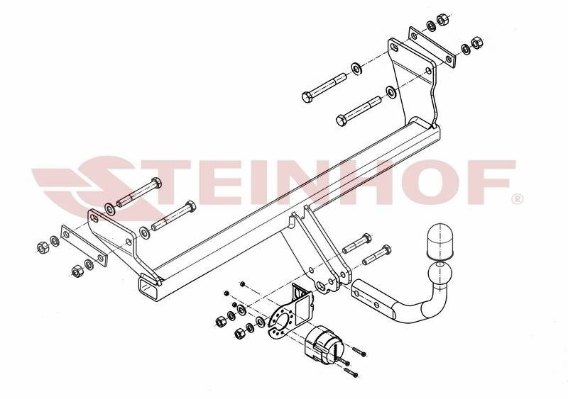 Hak holowniczy Steinhof D-304