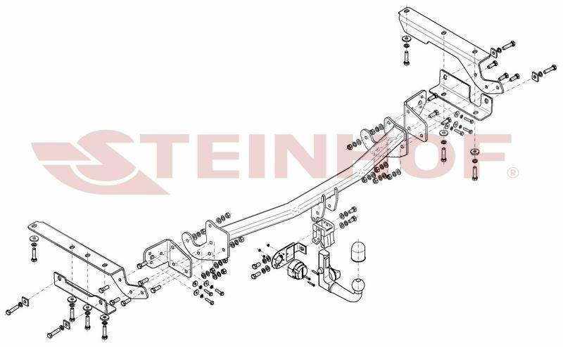 Hak holowniczy Steinhof Toyota RAV4 IV 2013-2015