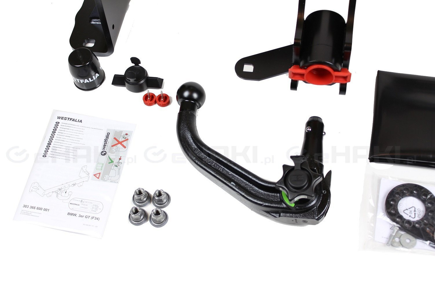 Hak Westfalia BMW Seria 3 Gran Turismo F34 04/2014 - 09/2020 