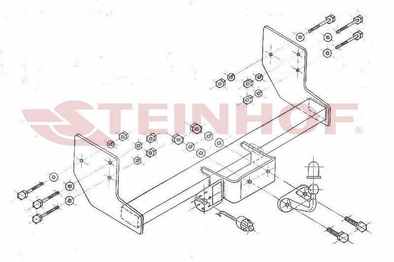 Hak holowniczy Steinhof M-237