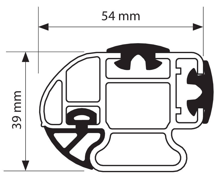 Bagażnik dachowy Nordrive Cirtoen Berlingo 1996-2008