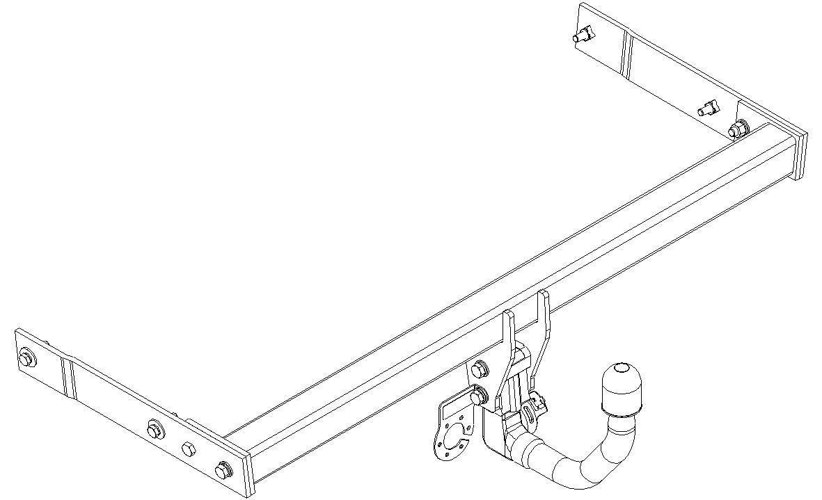 Hak holowniczy Autohak VW Sharan 07.2010-06.2012