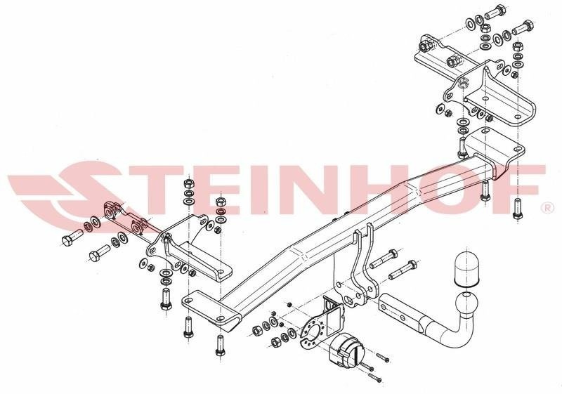 Hak holowniczy Steinhof Jeep Renegade 2014-2017