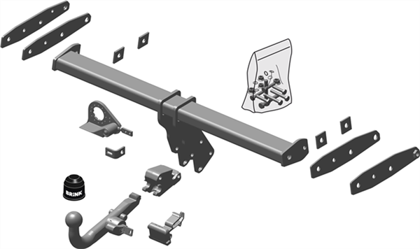 Hak holowniczy Brink 5176 