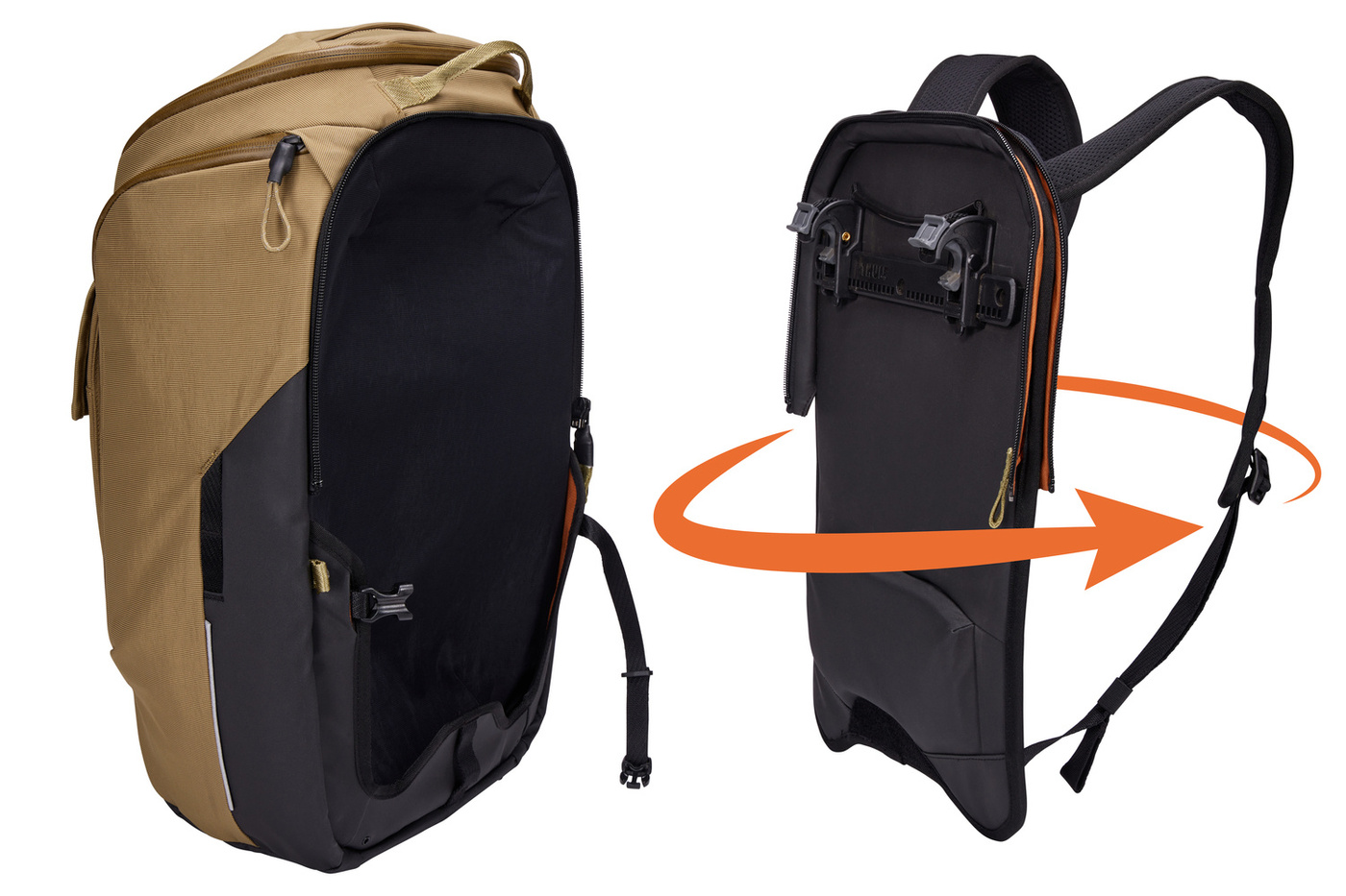 Plecak / sakwa rowerowa Thule Paramount Hybrid Pannier 26L - Nutria - 3205093