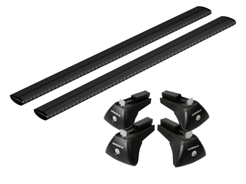 Bagażnik dachowy Belki Nordrive Silenzio Black Toyota Rav4 03/19>