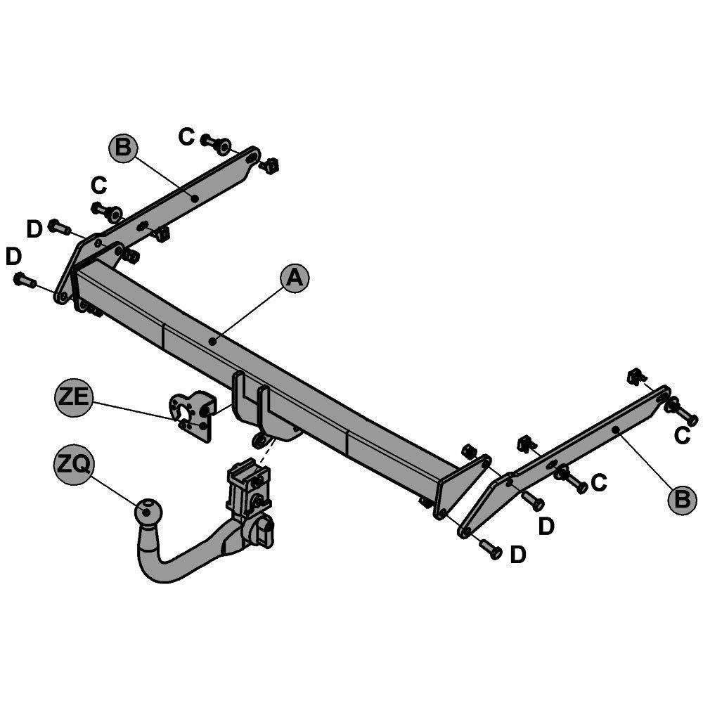 Hak holowniczy Witter Ford Focus II Hatchback 2008-2011