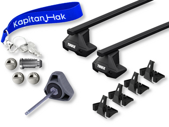 Bagażnik dachowy | Belki | Thule Audi Q8 Sportback e-tron 2023- + KapitanHak