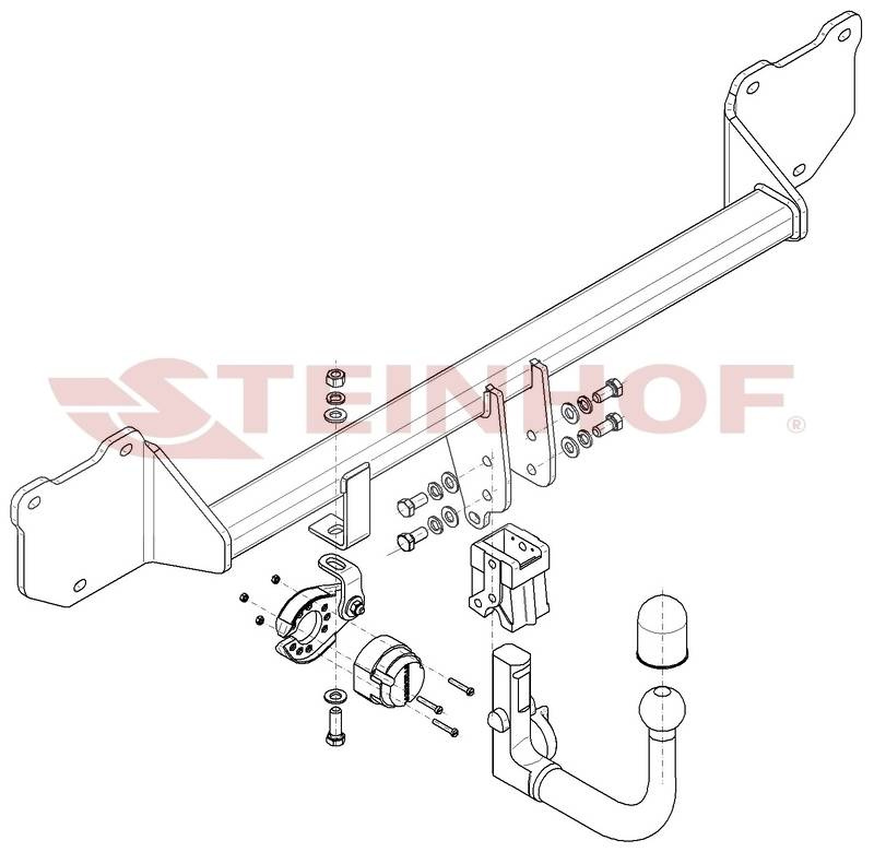 Hak holowniczy Steinhof M-287