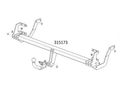 Hak holowniczy Westfalia Peugeot 508 SW Kombi 2010-2018