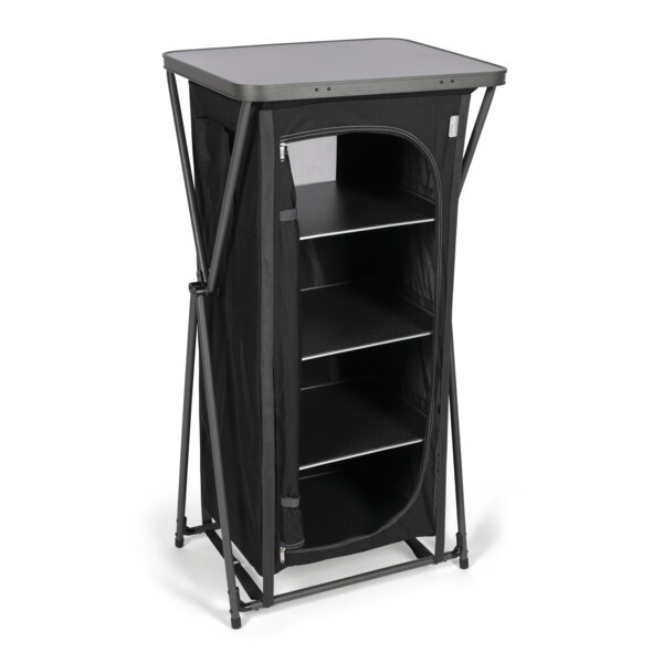 Kampa Grace Camping Cupboard - składana szafka kempingowa z aluminiowym stelażem i 4 półkami | 9120000564