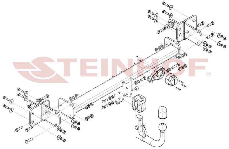 Hak holowniczy Steinhof M-176