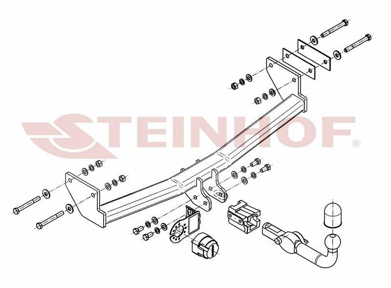 Hak holowniczy Steinhof Jeep Patriot 2007-2011