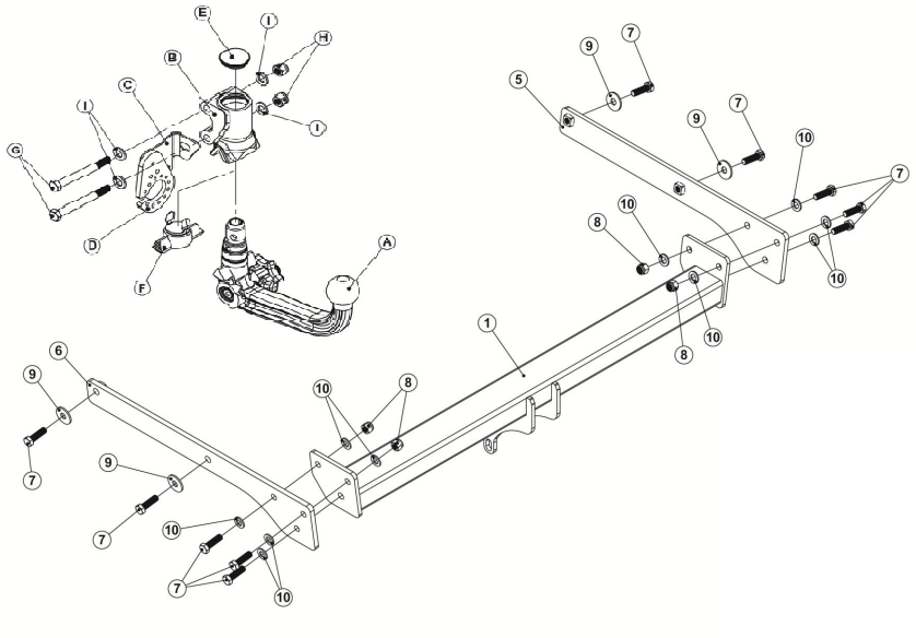 Hak holowniczy Westfalia Ford Kuga II 2013-2019 + wiązka