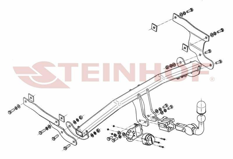 Hak holowniczy Steinhof Mazda 3 HB 2013-