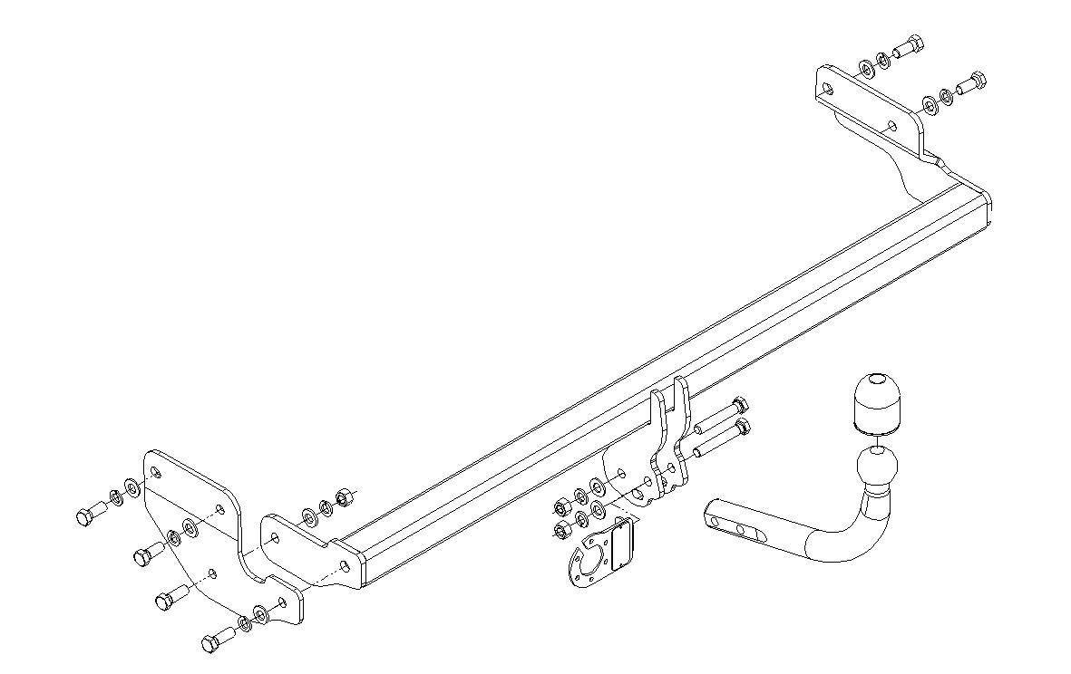 Hak holowniczy Autohak J56