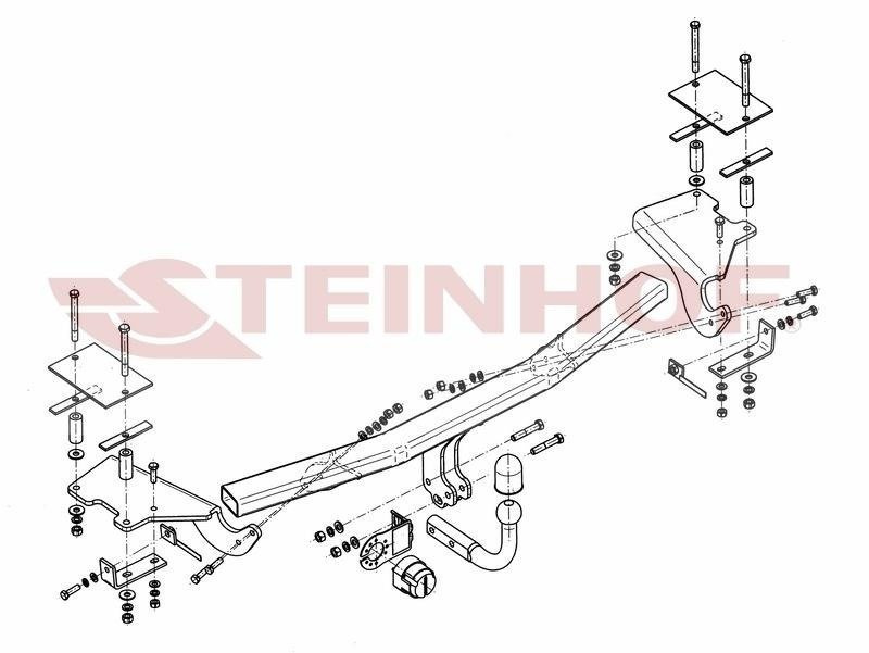 Hak holowniczy Steinhof Alfa Romeo 159 Sportwagon 2006-2011
