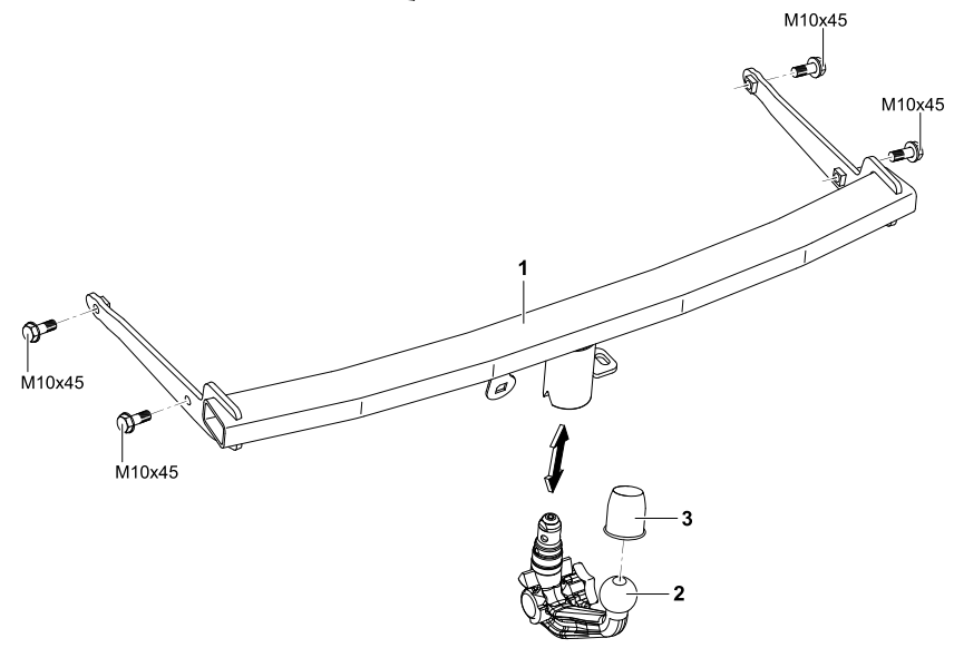 Hak holowniczy Westfalia Volkswagen Passat B8 Variant 2014-