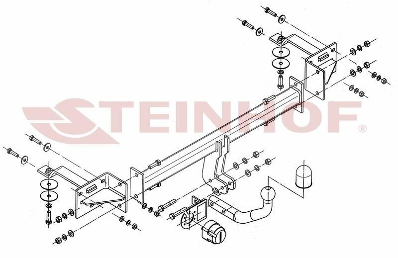 Hak holowniczy Steinhof F-048