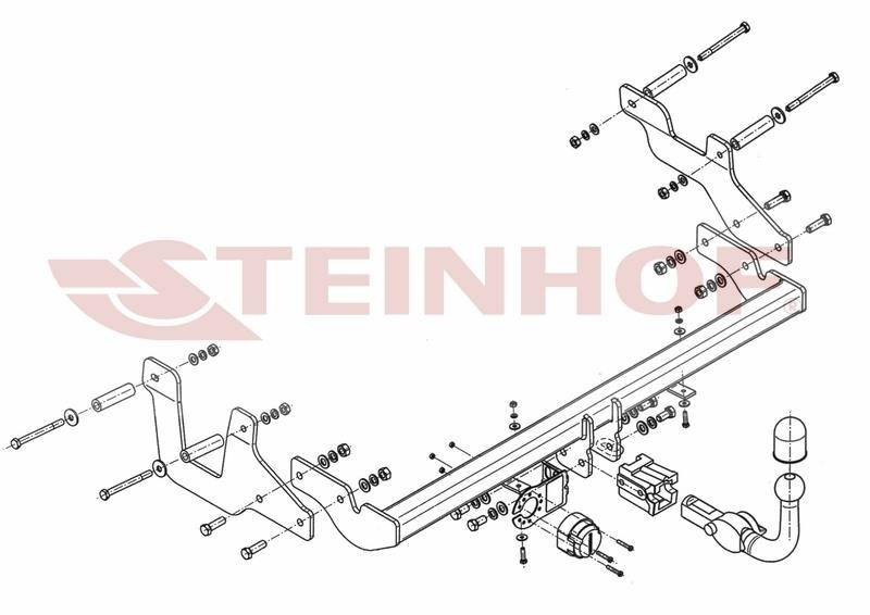 Hak holowniczy Steinhof Dacia Dokker 2012-