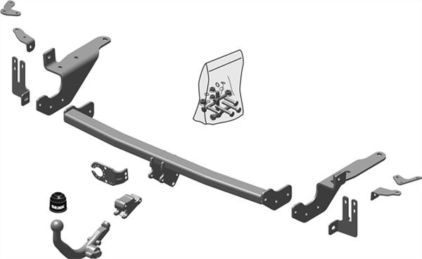 Hak holowniczy Brink TOYOTA RAV 4 III 2005-2014