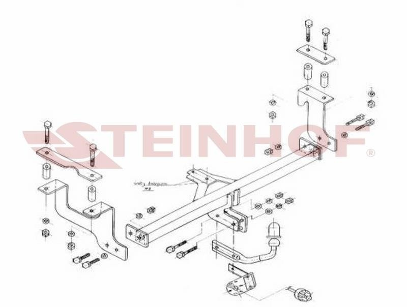 Hak holowniczy Steinhof Opel Agila A 2000-08.2002