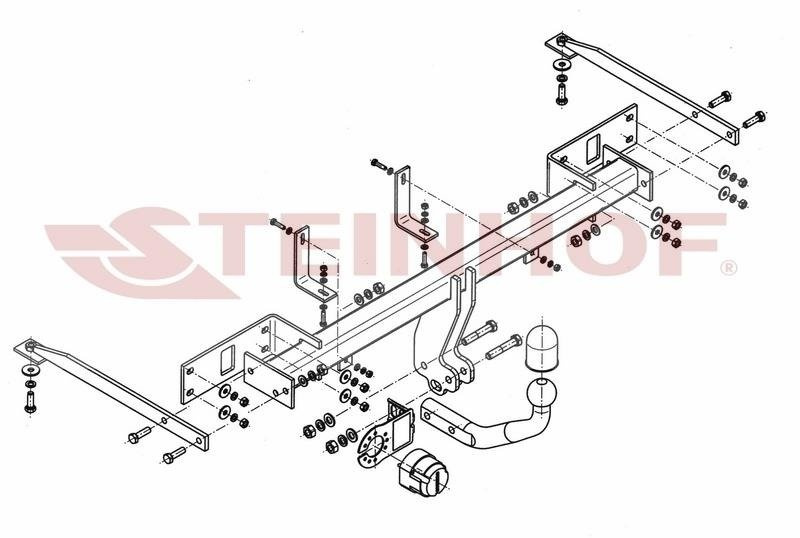 Hak holowniczy Steinhof F-114