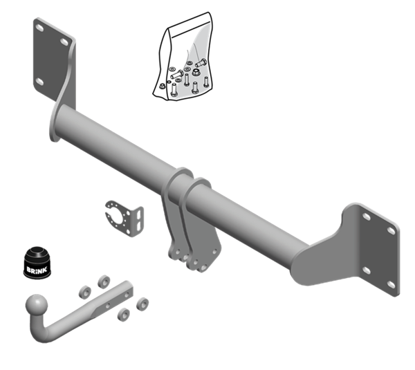Hak holowniczy Brink BMW X5 E70 2007-2013