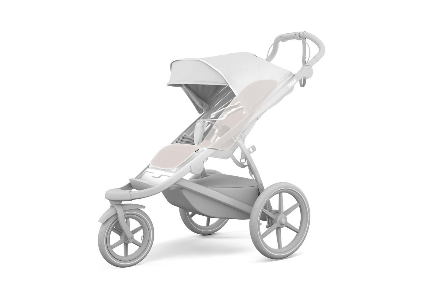 Wkładka do wózka Thule Summer Seat Liner jasnoszara | Kod produktu: 11200343