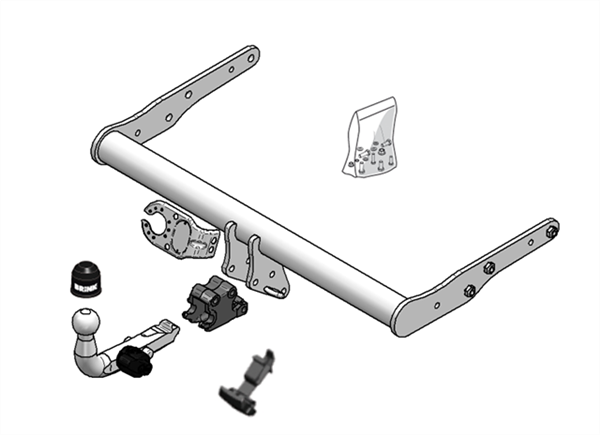 Hak holowniczy Brink VW T5 2003-2015