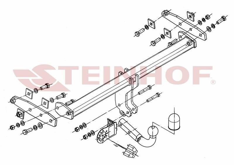 Hak holowniczy Steinhof Volvo XC60 I 2008-2017