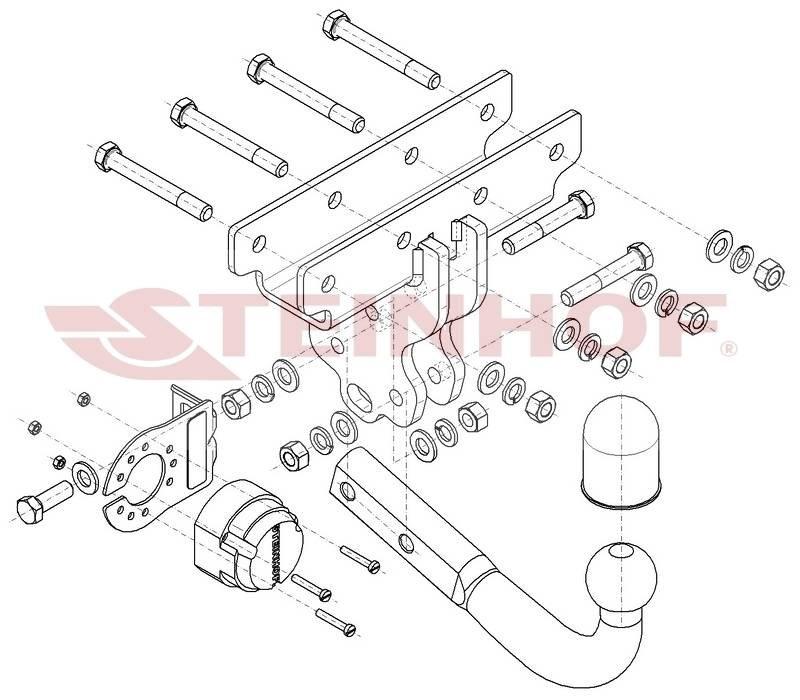 Hak holowniczy Steinhof Jeep Gladiator 2020-