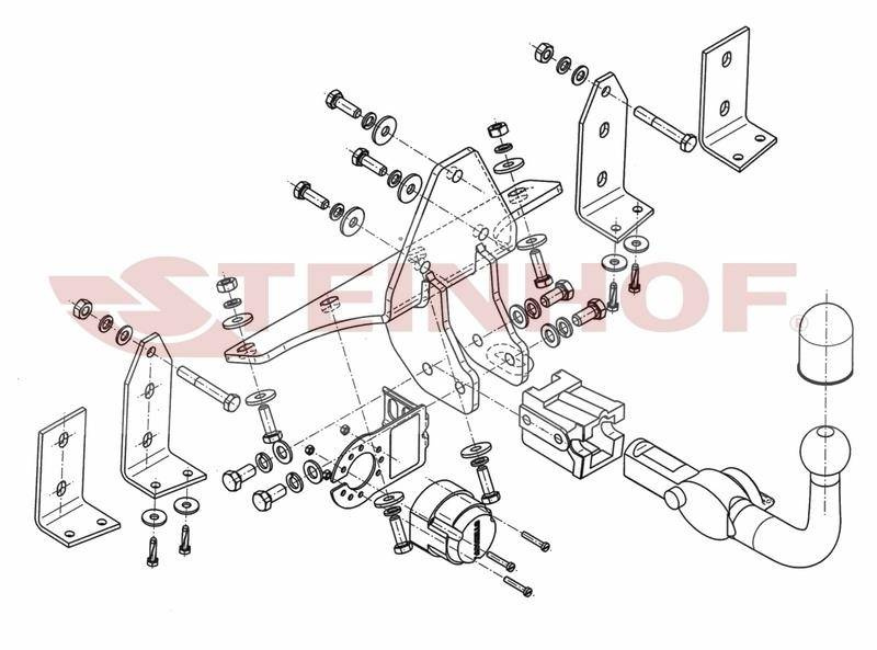 Hak holowniczy Steinhof S-019