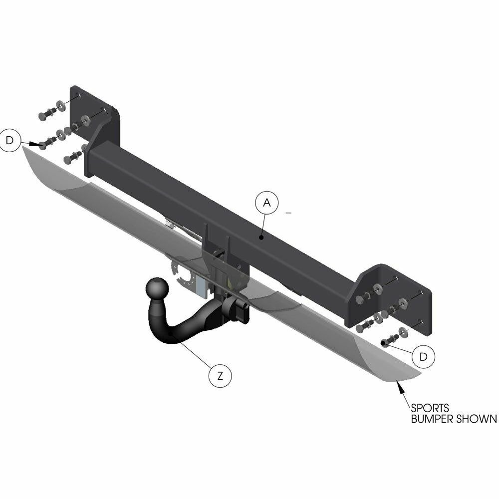 Hak holowniczy Witter BMW Seria 5 Sedan (E60) 2003-2010