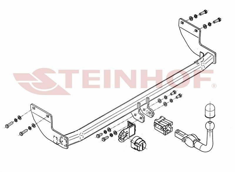 Hak holowniczy Steinhof  Kia Venga 2009-