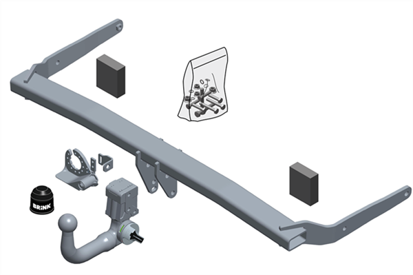 Hak holowniczy Brink VW Golf VII Variant Kombi 13-20