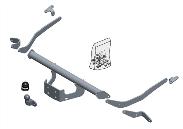 Hak holowniczy Brink Fiat Doblo 2022-