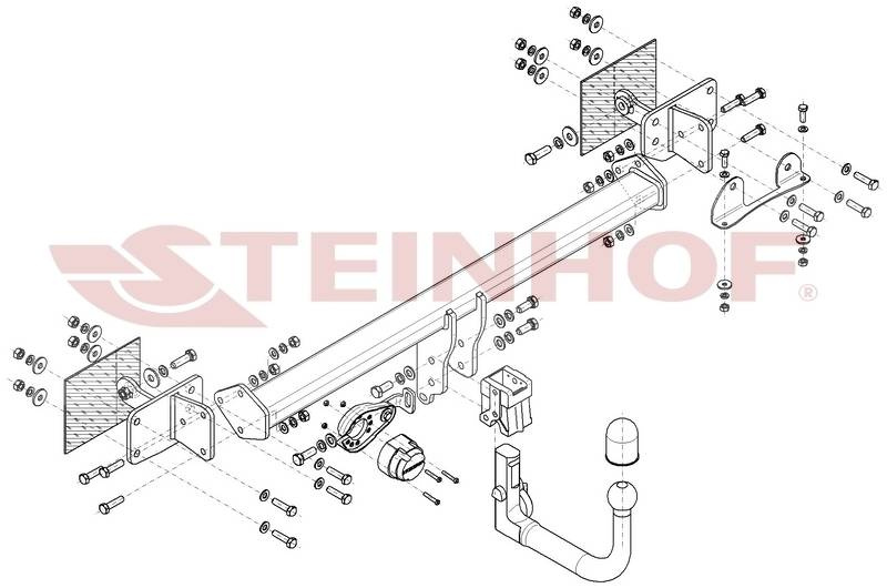 Hak holowniczy Steinhof M-174