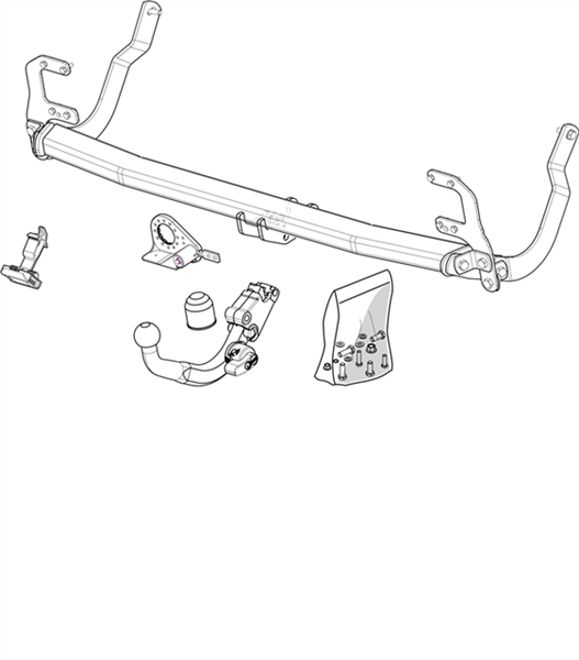 Hak holowniczy Brink 482100