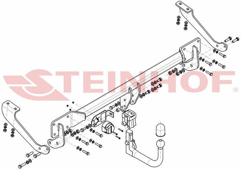 Hak holowniczy Steinhof Citroen DS5 2011-