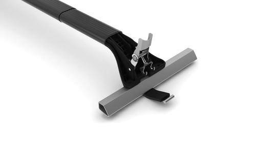 Nordrive N15012 "SNAP-FIT" TELESCOPIC STEEL BARS 110-140CM BLACK COLOR