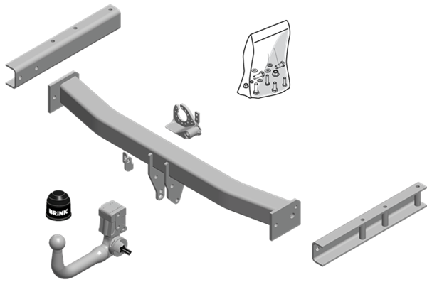 Hak holowniczy Brink Audi Q5 2008-2017