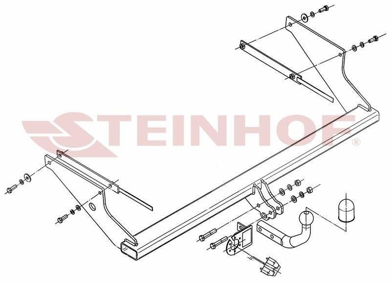 Hak holowniczy Steinhof F-238
