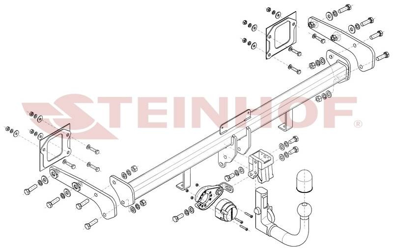 Hak holowniczy Steinhof Hyundai Bayon 2021-